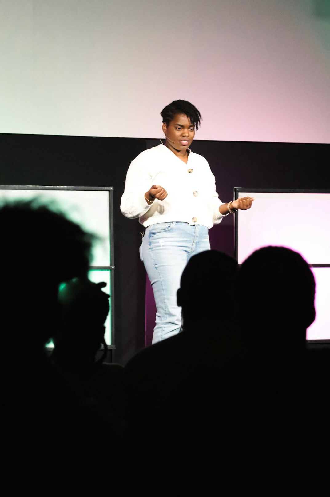 professional event host speaking